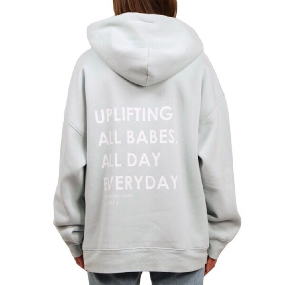 Small Brunette the Label Uplift all Babes Not Your Boyfriend's Sweatshirt
